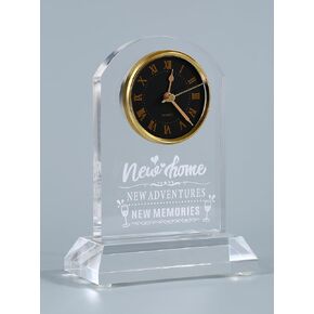 New Home Housewarming Gift – Unique Desk Clock for Room Decor – Best Gift Idea for Homeowners, Friends, or Family