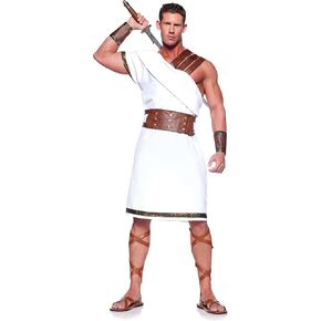 Underwraps Men's Plus-Size Greek Warrior