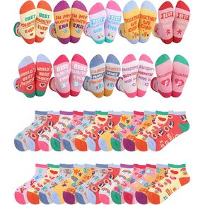 Patelai 60 Pairs Volunteer Socks Bulk for Women Men Novelty Team Appreciation Gifts for Volunteers Social Workers