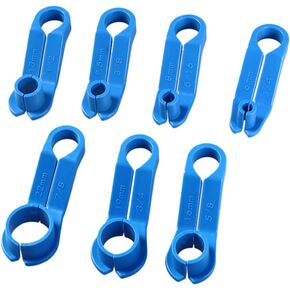 7pcs Air-Conditioning Remover Tools Transmission Oil Cooler Line Remover Orifice Tube Removal Tool Air Compressor Fuel Line Removal Kit Repair Tool Abs to Disassemble
