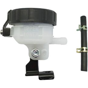 Universal Motorcycle Front Brake Master Cylinder Brake Pump Tank Oil Cup Fluid Bottle Reservoir w/Bracket w/Hose Line