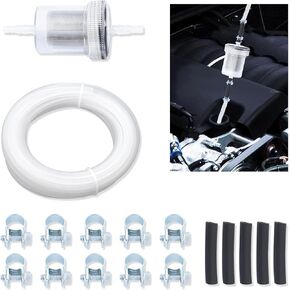 16.4Ft Diesel Heater Fuel Line Kit OEM# 1320399A 35320A,Include Fuel Hose+Inline Fuel Filter+Connecting Hoses+FFuel Line Clamps,Fuel Line Repair Kit Diesel Heater Accessories