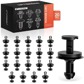 A-Premium 50PCS Nylon Air Dam Deflector Valance Front Bumper Retainer Clip Compatible with GM C & K Trucks 1999-2023