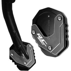 FOR RC390 DUKE390 rc390 duke390 RC 390 DUKE 390 2017-2023 New Motorcycle CNC Kickstand Side Stand Extension Pad Enlarger Support Plate (RC 390 Black)