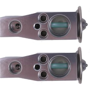Jeenda 2x صمامات تمدد AC متوافقة مع Kubota KX057-5 KX080-5 LX2610HSDC LX2620HSDC LX3310HSDC LX3520HSDC SVL65-2C SVL75-2C SVL75-3C SVL97-2C U48-5 U55-5