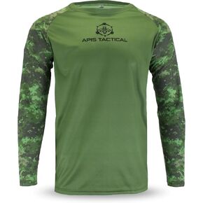 APIS Tacical - طبقة قاعدة طوال الموسم - القمور السفلية للرجال لتربية النحل والهواء الطلق - قميص طويل الأكمام الطويل الرطوبة in Kuwait