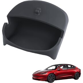 HSB Phone Mount Compatible Tesla New Model 3 2024,HUD Mount Display Mount for New Model 3 Accessories,Steering Wheel Storage Box