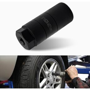 1 جهاز كمبيوتر محفوظ لضغط زيت السيارة ، محرك أقراص 3/8 "محرك أو 1-1/8" يرسل ضغط زيت السداسي ، مقبس التأثير العميق 2-5/8 "، أداة تفكيك عالمية للسيارات (أسود)