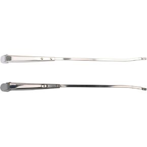 TRQ Windshield Wiper Arm Silver Compatible with 1957-1960 Ford F-100 F-250 F-350