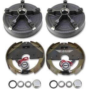 LIBRA MH8222 Mobile Home Hub Drum Kits w/ 12"x2" MH Brakes 2.65" bore