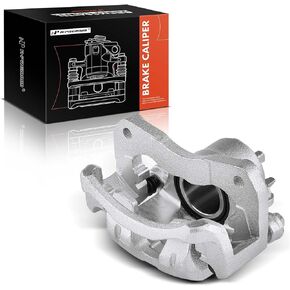 A-Premium Disc Brake Caliper Assembly with Bracket Compatible with Select Mitsubishi Models - Lancer 2002 2003 2004 2005 2006 2007, L4 2.0L - Front Driver and Passenger Side, 2-PC Set