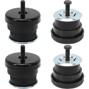 4 PCS Body Cab Mount Kit for 1994-2004 S10 Sonoma 924-180 924-181 Lower & Lower Bothings Retainer Bolt Rubber Strock assorber الموضع 2 أو 3