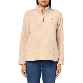 Tommy Hilfiger Women's 1/4 Zip Sherpa Jacket