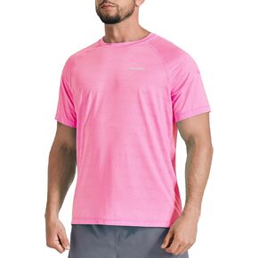 Men's Workout Short Sleeve Athletic Gym Shirts UPF 50+ Sun Protection Quick Dry Swim Shirt Summer Tshirts for Beach