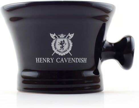 Henry Cavendish Sexxy Shaving Kit with - Shaving Soap with Shea Butter & Coconut Oil. Long Lasting 3.8 oz Puck Refill, plus Gentleman's Ceramic Shaving Soap Bowl with Handle. in Kuwait