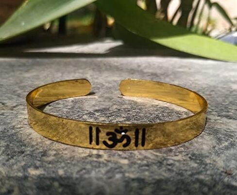 Wonder Care Rudraksha Shiv Trishul Damroo Kada for men, Lord Shiva Bahubali Cuff Boho Bracelet for men, boys | Religious Brass Kada | Free size (SILVER) Bracelet For Maha Shivratri in Kuwait