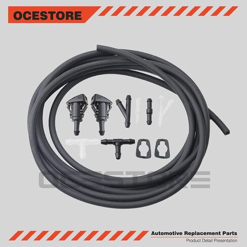 OCESTORE 4805742AB FRONTSHIELD WASHEILD WASZELS KIT 5116079AA WIPER WASHER JET متوافقة مع Durango Calber Journey Compass RAM 1500 2500 3500 in Kuwait