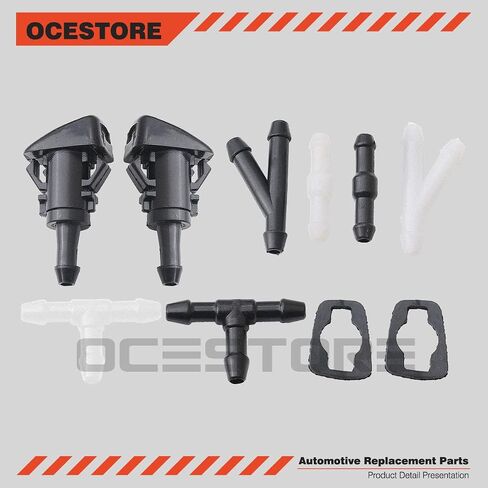 OCESTORE 4805742AB FRONTSHIELD WASHEILD WASZELS KIT 5116079AA WIPER WASHER JET متوافقة مع Durango Calber Journey Compass RAM 1500 2500 3500 in Kuwait