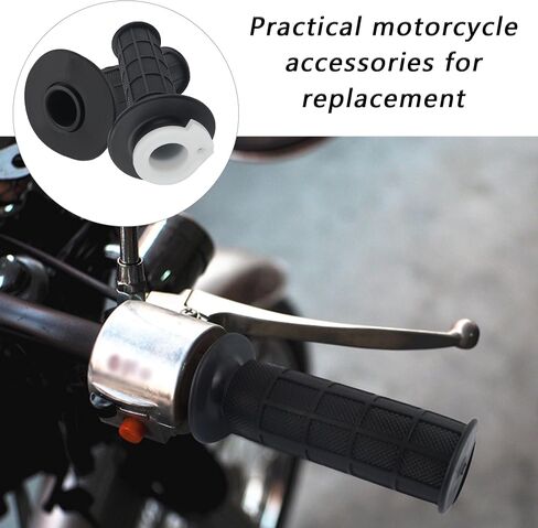 Mini Bike Throttle Cable Kit with 7/8" 22mm Dirt Bike Grips,Twist Throttle Compatible with Falcon 200 Mini Bike Motovox MBX10 MBX11 MBX12 Mini Bike Coleman CT200U CT200U-EX BT200X Mini Bike in Saudi Arabia