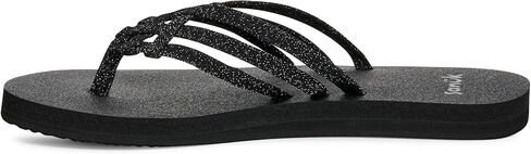 Sanuk Yoga Sandy II Sparkle | الوجه يتخبط للنساء | صندل اليوغا للنساء | صندل الشاطئ النسائي | ذاكرة الرغوة سرير القدم in Kuwait