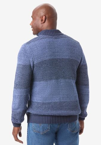 KingSize Men's Big & Tall Henley Shaker Sweater in Saudi Arabia