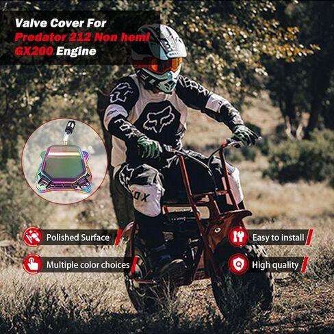 Colorful Plastic Valve Cover For Predator 212 Non hemi For Coleman CT200U CT100U BT200X CC100X Mini Bike SK100 KT196 Go Kart For Honda GX160 GX200 Baja Hisun Tillotson Clone 196cc Engine in Kuwait