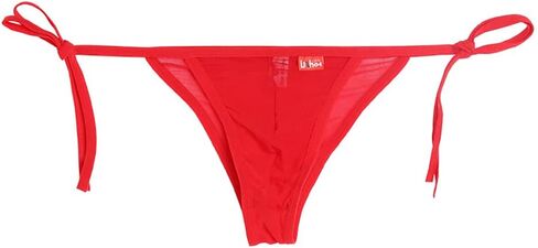 Sunnymorn Mens High-leg Opening Tie Side Bulge Pouch Panties Blue 3blue One Size in Saudi Arabia
