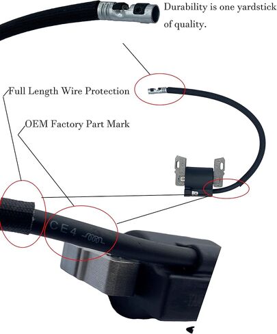 Yamakato 591459 492341 LG492341 ملف الإشعال لبرغز و Stratton Toro Mtd Crafts Cad Cadet Lawn Mown Riding Traction Magneto OEM Pack of 1 in Saudi Arabia