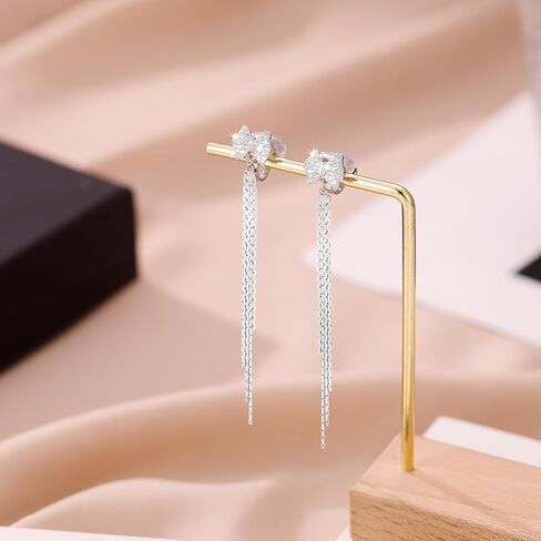 مقطع على أقراط للنساء الفضة الأبعاد يتجهيس النساء عتيقة Boho بيان الفراشة الذهب Dangle Drop Jewelry in Kuwait