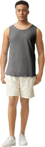 Comfort Colors Men's Adult Tank Top, Style 9360, Pepper, 3X-Large in Kuwait