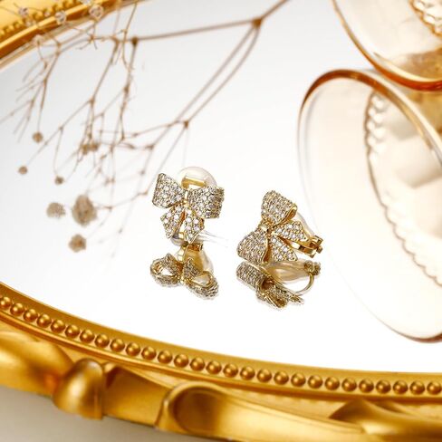 Clip On Earrings for Women Silver Dangle Earrings Sets Women Vintage Trendy Boho Statement Butterfly Gold Dangle Drop Jewelry in Saudi Arabia