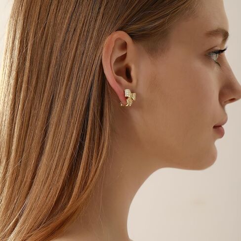 Clip On Earrings for Women Silver Dangle Earrings Sets Women Vintage Trendy Boho Statement Butterfly Gold Dangle Drop Jewelry in Saudi Arabia