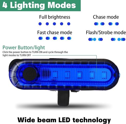 12 Pieces Kayak Lights for Night Battery Boat Navigation Lights Battery Operated Boat Lights Led Navigation Lights Boats Safety for Pontoon Boat,dinghy 4 Types Flashing Mode (Red, Green, White) in Kuwait