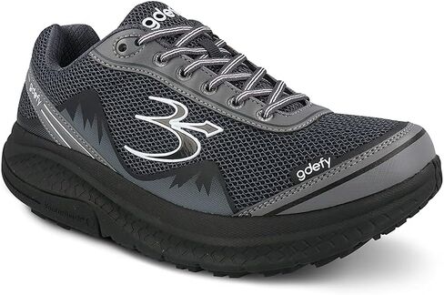 Gravity Defyer Men's GDEFY Mighty Walk Athletic Sneakers 11 W US - VersoShock Proven Performance Walking Shoes Blue, Red in Kuwait