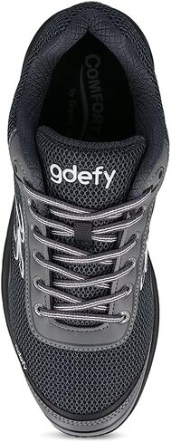 Gravity Defyer Men's GDEFY Mighty Walk Athletic Sneakers 11 W US - VersoShock Proven Performance Walking Shoes Blue, Red in Kuwait