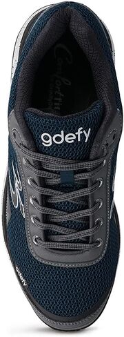 Gravity Defyer Men's GDEFY Mighty Walk Athletic Sneakers 11 W US - VersoShock Proven Performance Walking Shoes Blue, Red in Kuwait