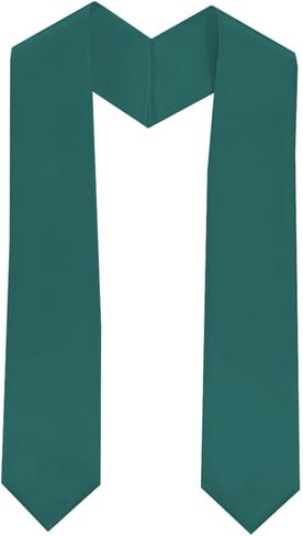 72x5Inch Graduation Stole Plain Graduation Sash Unisex Adults Class of 2025 Graduation Stole in Saudi Arabia