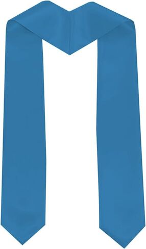 72x5Inch Graduation Stole Plain Graduation Sash Unisex Adults Class of 2025 Graduation Stole in Saudi Arabia