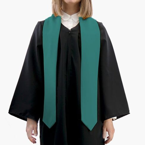 72x5Inch Graduation Stole Plain Graduation Sash Unisex Adults Class of 2025 Graduation Stole in Saudi Arabia