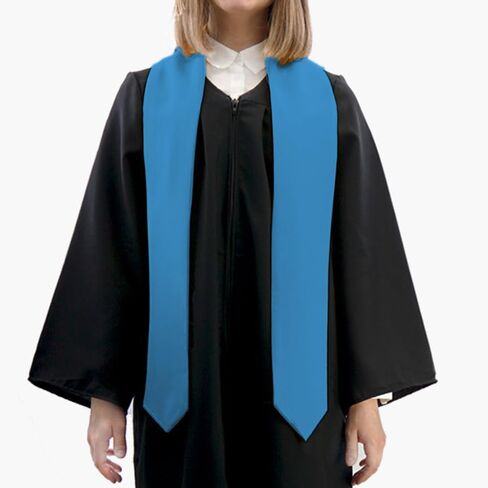 72x5Inch Graduation Stole Plain Graduation Sash Unisex Adults Class of 2025 Graduation Stole in Saudi Arabia