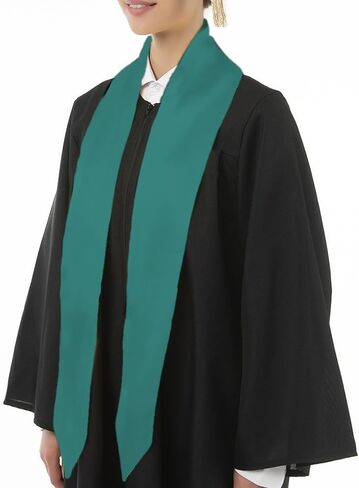 72x5Inch Graduation Stole Plain Graduation Sash Unisex Adults Class of 2025 Graduation Stole in Saudi Arabia