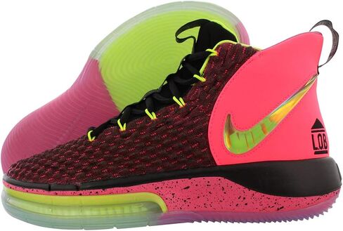 Nike Mens AlphaDunk Workout Fitness Basketball Shoes Pink 9.5 Medium (D) in Saudi Arabia