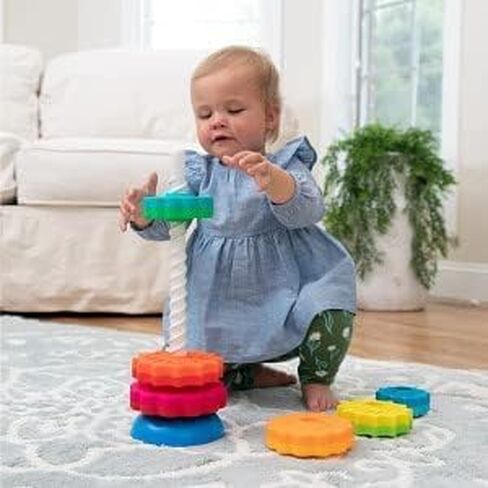 Fat Brain Toys SpinAgain Kids Stacking Toy in Saudi Arabia