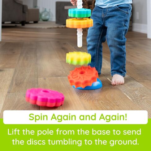 Fat Brain Toys SpinAgain Kids Stacking Toy in Saudi Arabia