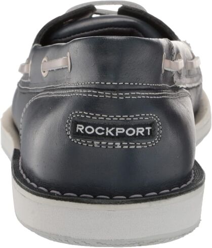 حذاء Rockport الرجالي Perth Boat، بني داكن، مقاس 9 X-واسع in Saudi Arabia
