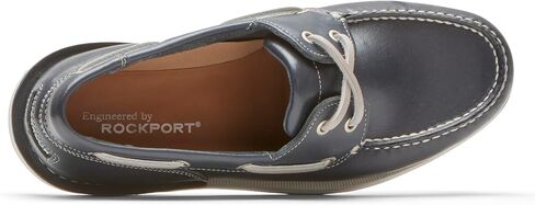حذاء Rockport الرجالي Perth Boat، بني داكن، مقاس 9 X-واسع in Saudi Arabia
