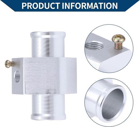 Acropix 12V/24V Universal Water Temp Sensor Kit ، 1/8 "NPT 1.26" محول النغمة الفضية 170'F - in Saudi Arabia
