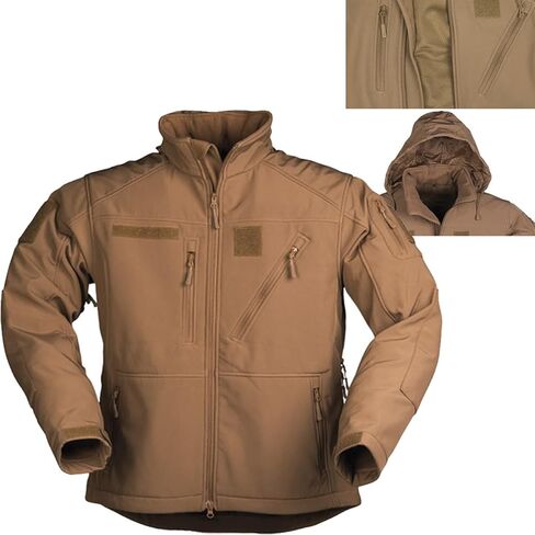 Mil-Tec Men's Softshell Jacket SCU 14 Dark Coyote in Saudi Arabia