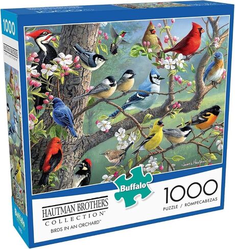 Buffalo Games - Hautman Brothers - Birds in an Orchard - 1000 Piece Jigsaw Puzzle in Saudi Arabia