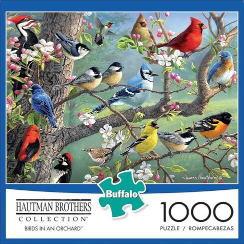 Buffalo Games - Hautman Brothers - Birds in an Orchard - 1000 Piece Jigsaw Puzzle in Saudi Arabia
